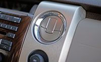 Brushed Aluminum Trim | Console Detail