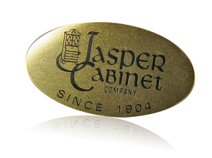 etch and fill brass nameplate