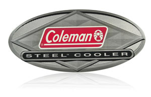 coleman cooler nameplate
