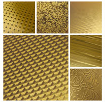 Gold Aluminum Finishes