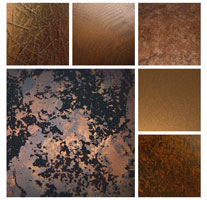 Patinaed Aluminum Finishes