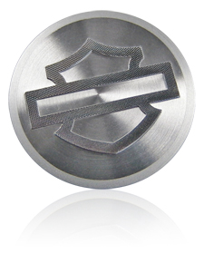 Harley Davidson Diamond Cut Nameplate