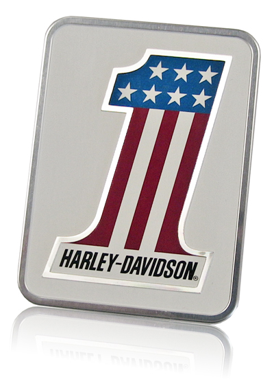 Harley Davidson red white & blue 