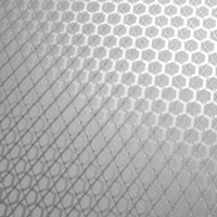 brushed hexagon grid
