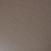 brushed metal finish