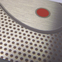 selective finishes on metal