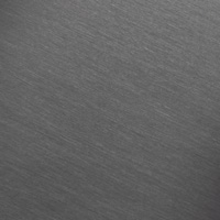brushed aluminum finish