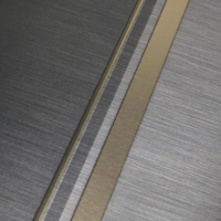 selectively brushed trim