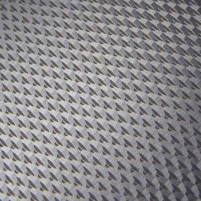 woven finish on aluminum