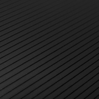 black pinstripe finish