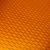 orange pattern on metal