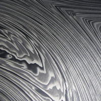 stainless steel damascus finish