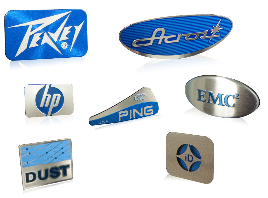 Blue Nameplate Examples