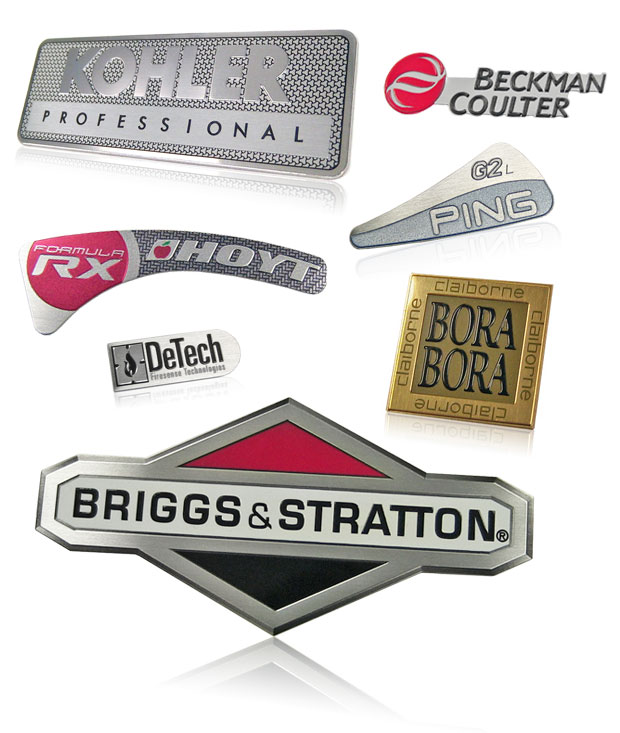 multiple emboss nameplates