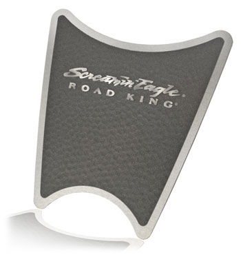 hammered metal nameplate