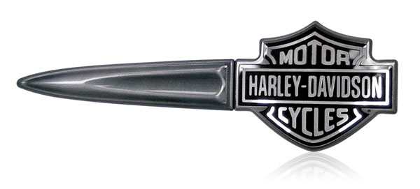 aluminum Harley Davidson badge