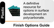 plastic finish options