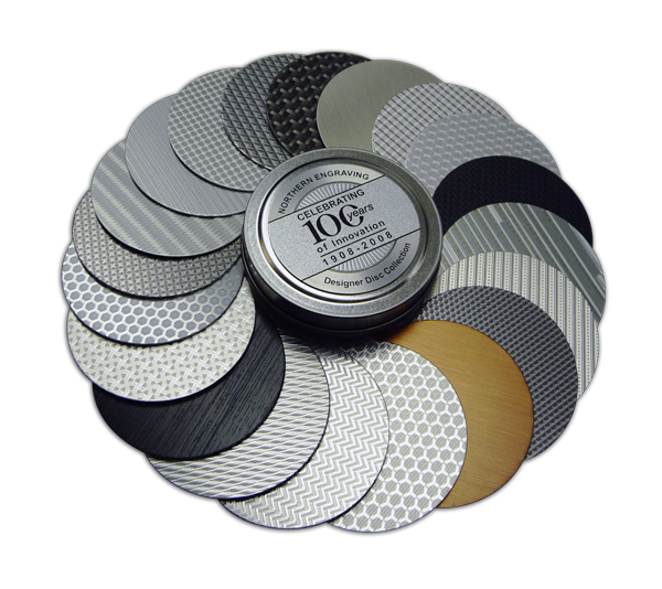 Designer Disc Collection provides aluminum finishes for inspiration