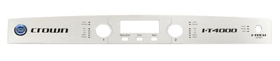 Brushed aluminum trim, selective doming, embossed graphics