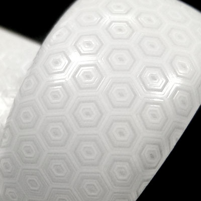white hex pattern
