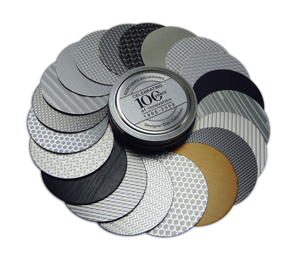 Designer Disc Collection provides aluminum finishes for inspiration