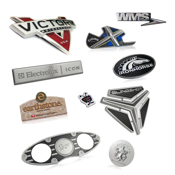 10 Examples of Multilevel Emboss Aluminum Nameplates