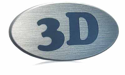 3 D oval