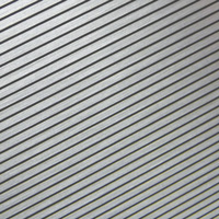 brushed pinstripe finish