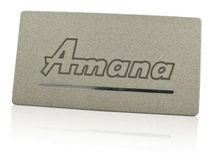 metallic inks nameplate | Amana