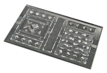 mechanical aluminum finish step