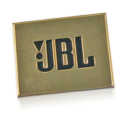 bright gold JBL nameplate