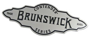 Brunswick metal nameplate