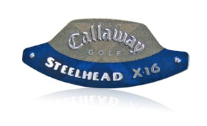 callaway steelhead x-16 club nameplate