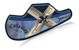 callaway X-18 nameplate