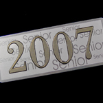 class of 2007 yearbook nameplate