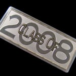 class of 2008 yearbook nameplate