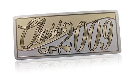 class of 2009 yearbook nameplate