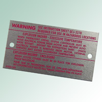 custom safety label