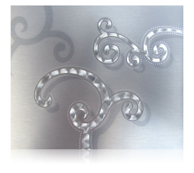 decorative metal inlays