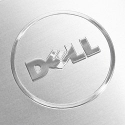 DELL Computer | Spun ALuminum Logo