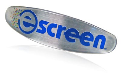 e screen domed nameplate | Norlens