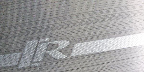 brushed finish with knurled accent | EURO-1557-A-1050