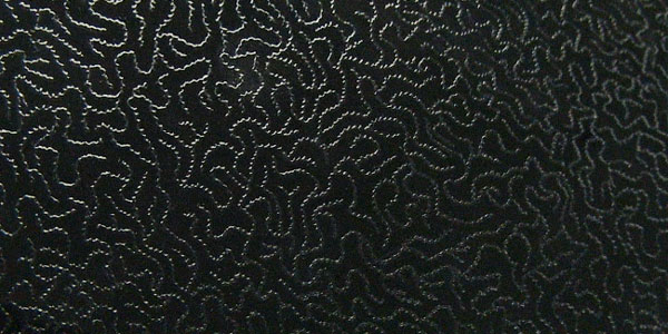Modern Piano Black Finish With Texture on Aluminum