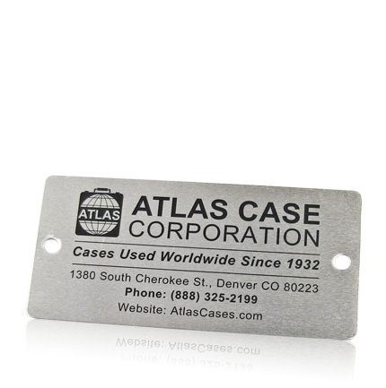 aluminum case tag