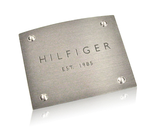 Hilfiger Cologne Bottle Nameplate