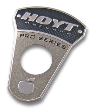 Hoyt pro series nameplate