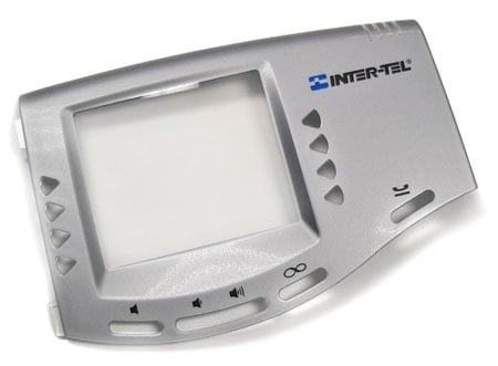 Intertel phone inmold overlay