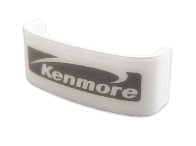 in-mold decorated Kenmore nameplate