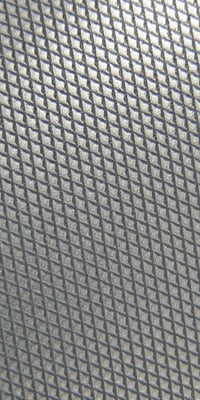 knurled aluminum finish