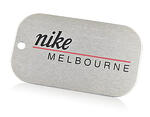 pierced aluminum tag
